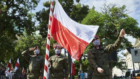 Łódzkie obchody 100-lecia Bitwy Warszawskiej i Święta Wojska Polskiego fot. Radosław Jóźwiak / UMŁ