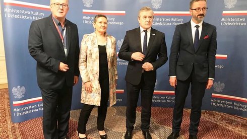Uroczystość podpisania umowy o współprowadzeniu Teatru Muzycznego w Łodzi Fot. UMŁ