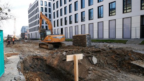 Budujemy podziemną drogę w Nowym Centrum Łodzi fot. Sebastian Glapiński / UMŁ