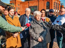 Wiceprezydent Małgorzata Moskwa - Wodnicka. Przemawia Dorota Ryl, Wojewoda Łódzki.  Fot. P. Wacławiak, UMŁ