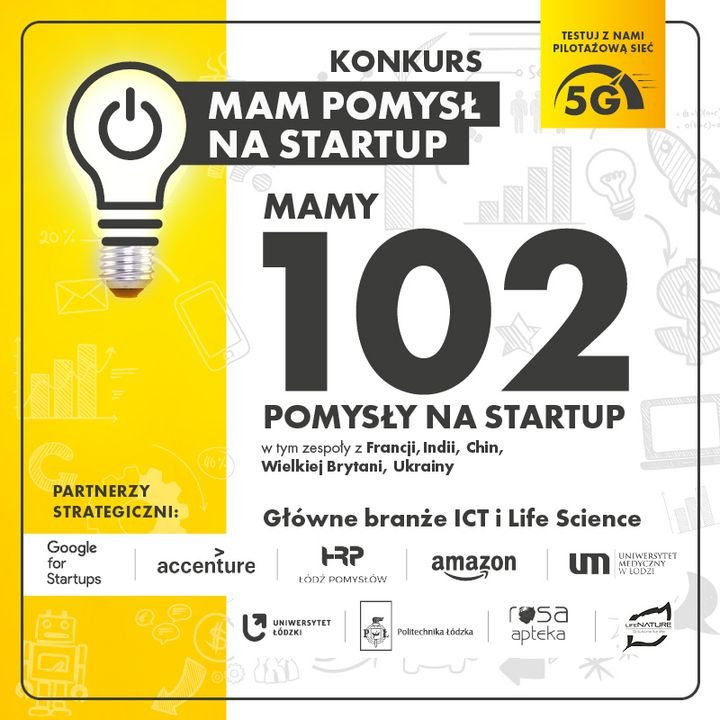 Mam pomysł na startup - plakat