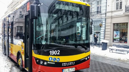 Autobus Isuzu Novocity Life mat. MPK Łódź
