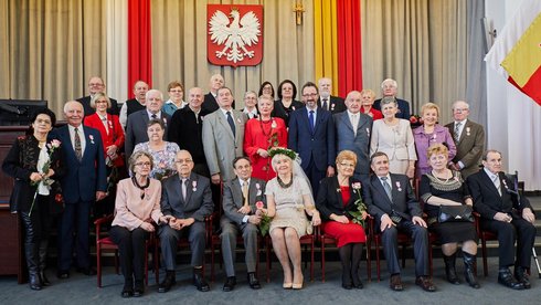 Łódzkie pary świętowały złote gody fot. Sebastian Glapiński / UMŁ