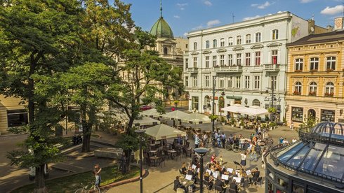 Koncert w pasażu Rubinsteina Archiwum UMŁ