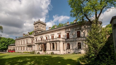 Muzeum Kinematografii, Pałac Karola Scheiblera - widok od strony ogrodu. fot. Archiwum UMŁ
