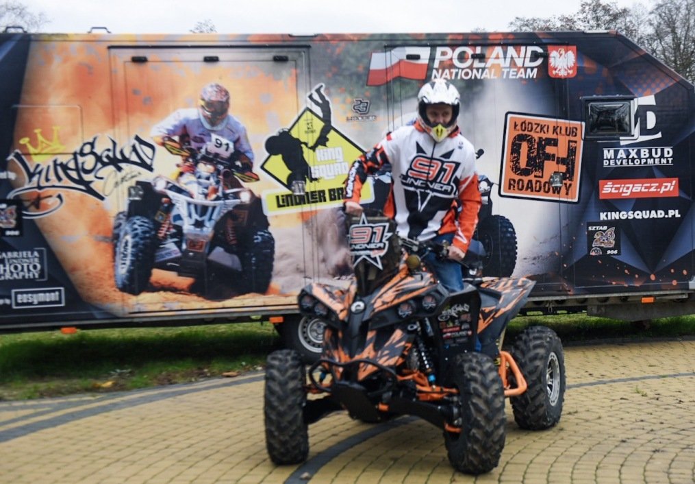 Łodzianin na Rajdzie Dakar. Na quadzie zamierza pokonać blisko 8 tys. km, mat. prasowe
