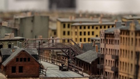 Po czterech latach kończą się prace przy makiecie Litzmannstadt-Ghetto mat. arch. UMŁ
