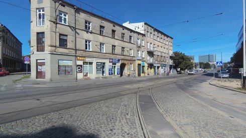 Skrzyżowanie Rzgowska / Dąbrowskiego