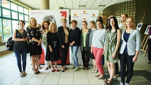 Wszystkich praw! Całego życia! - to hasło 10. edycji Ogólnopolskiego Kongresu Kobiet fot. Radosław Jóźwiak / UMŁ
