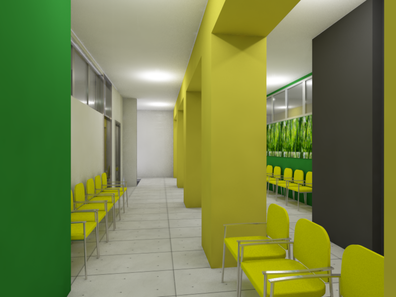 Wyremontowane wnętrza miejskiej poradni przy ul. Snycerskiej 1  (wizualizacja)