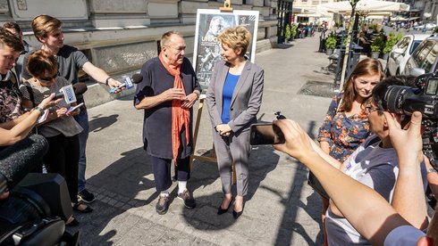 Michał Urbaniak i Hanna Zdanowska zapraszają na Urbanator Days 2017 fot. UMŁ