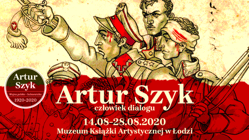 Plakat wystawy "Artur Szyk - człowiek dialogu"