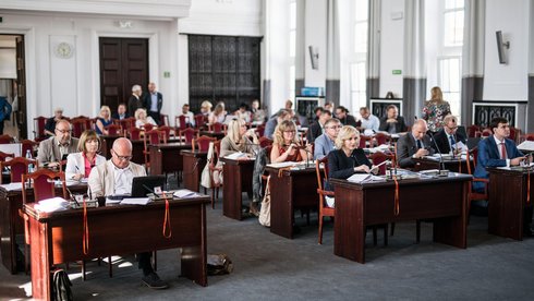 Sesja Rady Miejskiej w Łodzi fot. z arch. UMŁ