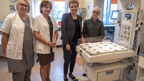 Sprzęt od WOŚP dla miejskiego szpitala im. Rydygiera fot. Stefan Brajter / UMŁ