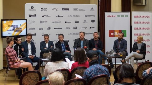 Podczas konferencji prasowej zaprezentowano program Festiwalu Łódź 4 Kultury fot. FŁ4K