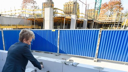 Kamień węgielny pod nowe Centrum Zabiegowe WAM fot. Paweł Łacheta / UMŁ