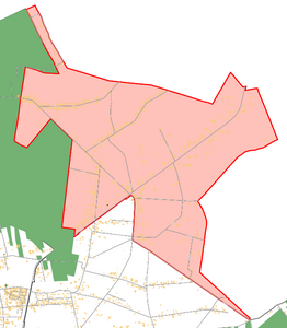  , Element graficzny: Mapa Osiedla Wzniesień Łódzkich