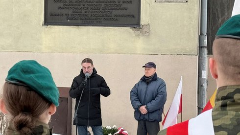 Mariusz Goss, pełnomocnik Prezydent Miasta Łodzi ds. Dziedzictwa Łodzi i Tadeusz Krzemiński. Fot. W. Markiewicz, UMŁ