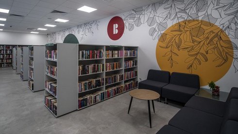 Wnętrze biblioteki przy ul. Tuwima 46 fot. Archiwum UMŁ