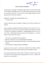 Protokół z prac Komisji konkursowej