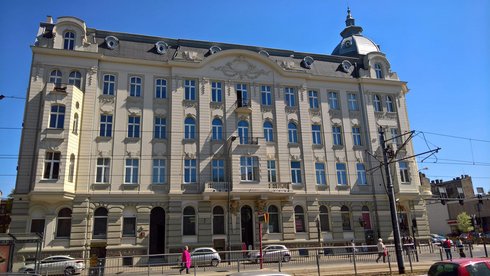 Przykładem współpracy jest remontowana kamienica Bernarda Glüksmana przy ul. Struga 7 fot. Wojciech Markiewicz / UMŁ