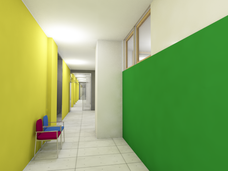 Wyremontowane wnętrza miejskiej poradni przy ul. Snycerskiej 1  (wizualizacja)