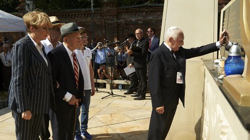Uroczyste obchody 75. rocznicy likwidacji Litzmannstadt Getto fot. Radosław Jóźwiak / UMŁ